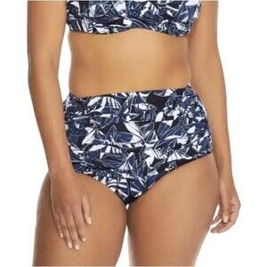 Miraclesuit Shimmer Shadows  Norma Jean Retro Swimsuit Bottom Botanical